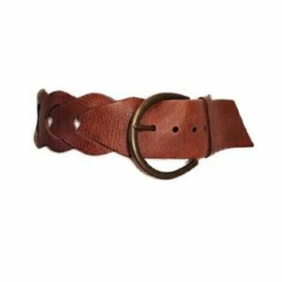 Vintage NOS Preston & York Wide Brown Leather Belt Preston & York Belts for Women on Sale up to 90% Off: Poshmark main image 4